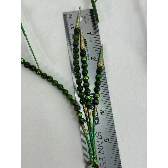 Mercury Glass Multi Color Christmas Bead Spikes Stems Picks Christmas Floral Pic - Picture 4 of 5